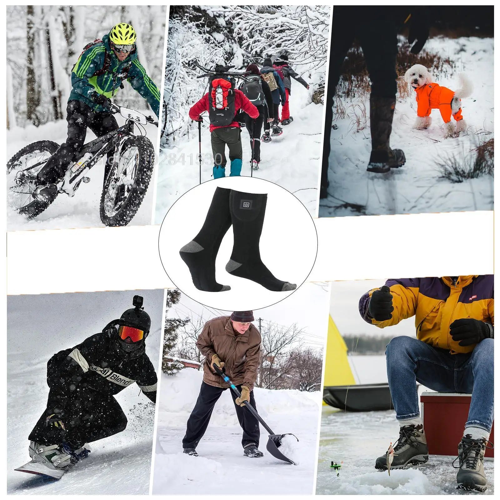 Rechargeable Winter Heated Socks