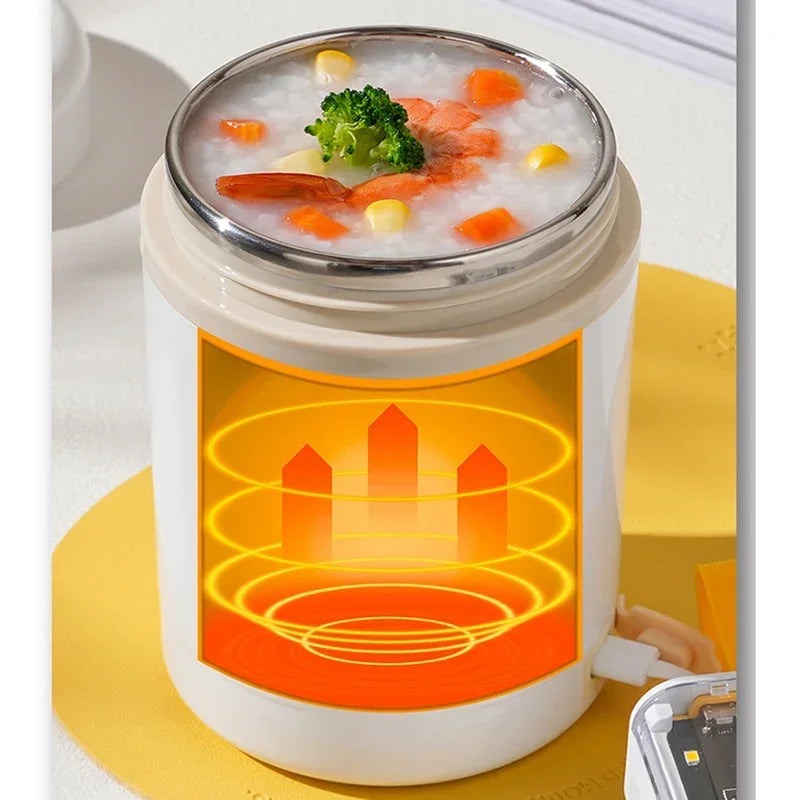 USB Electric Lunch Box (Heated Thermos Mug)