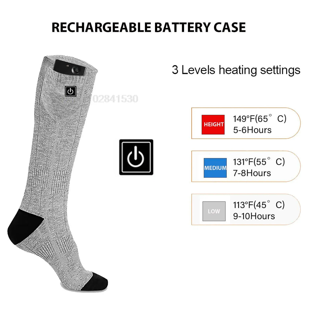 Rechargeable Winter Heated Socks