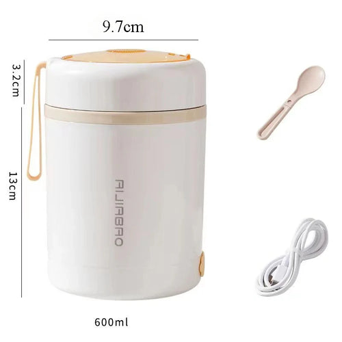 USB Electric Lunch Box (Heated Thermos Mug)
