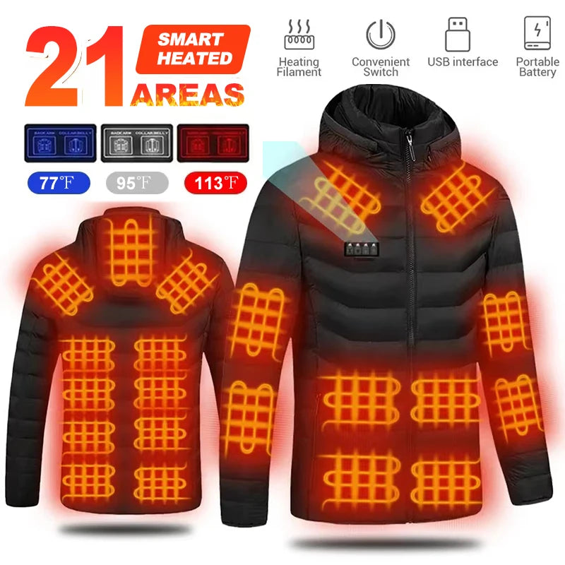 Spot Heated Winter Jacket